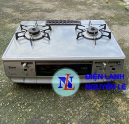Bếp gas Rinnai RTES66MCTS còn rất mới, màu xám đẹp 