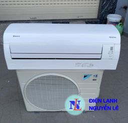 Máy lạnh cũ Daikin 1.5HP VIP Inverter,plasma,autoclean gas R32