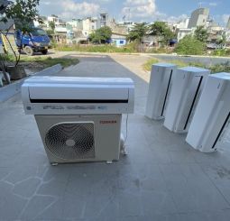 MÁY LẠNH NỘI ĐỊA TOSHIBA 1HP Inverter gas R32 long lanh (2019) zin nguyên bản 