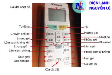 Hướng dẫn sử dụng remote Daikin (nội địa Nhật) 